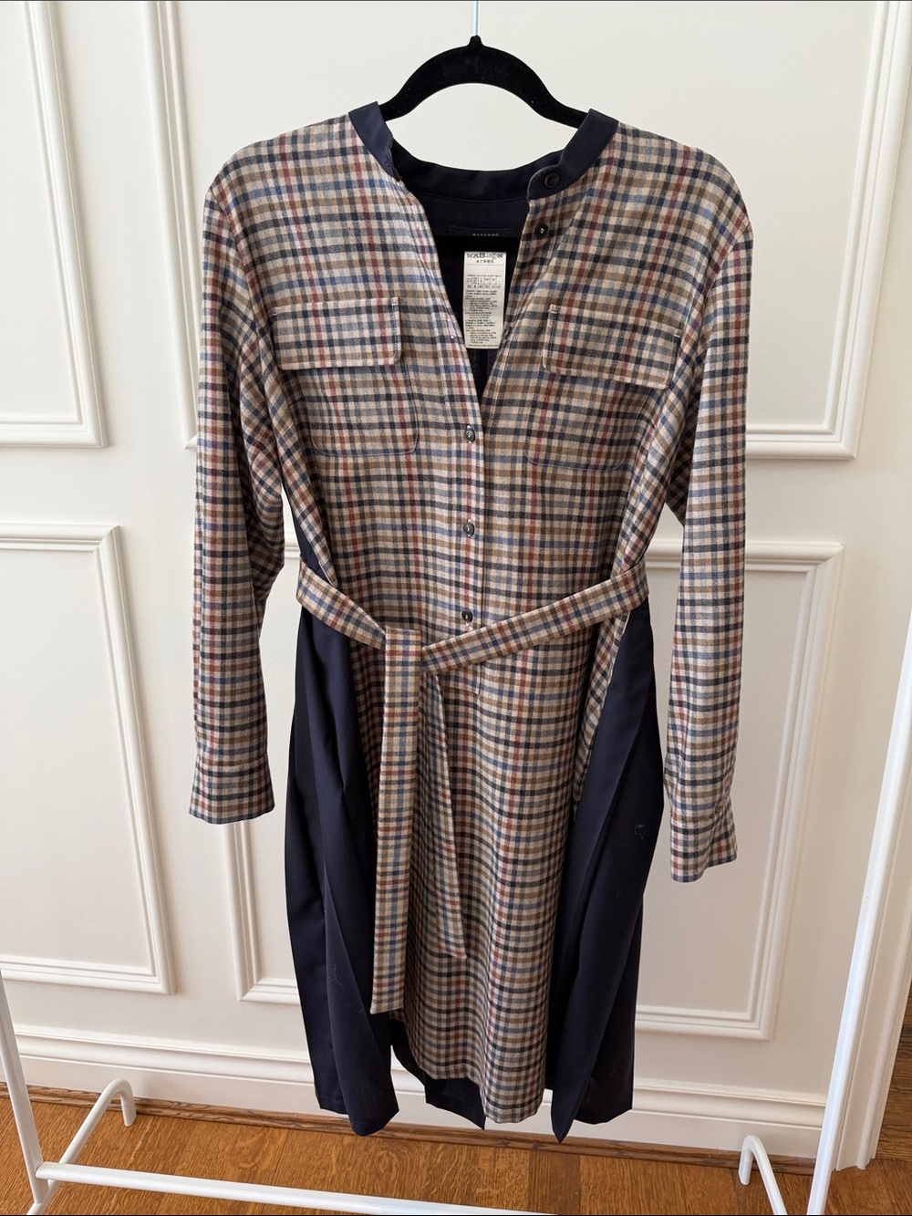Weekend Max Mara Checked Dress with Belt